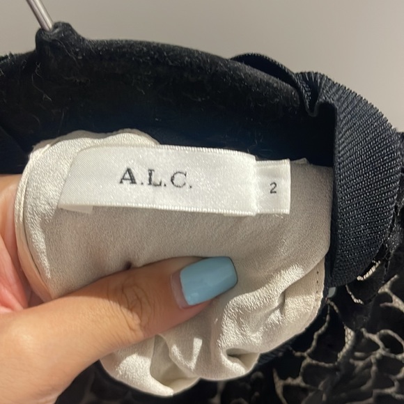 ALC Rose Lace Top - Picture 3 of 4